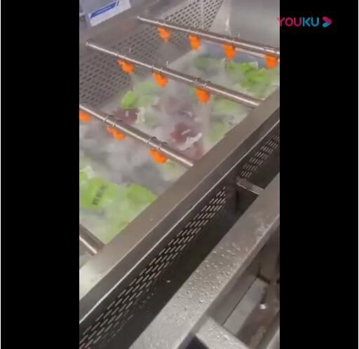 包装袋气泡清洗沥水风干流水线 气泡清洗机 振动筛 翻转式风干机